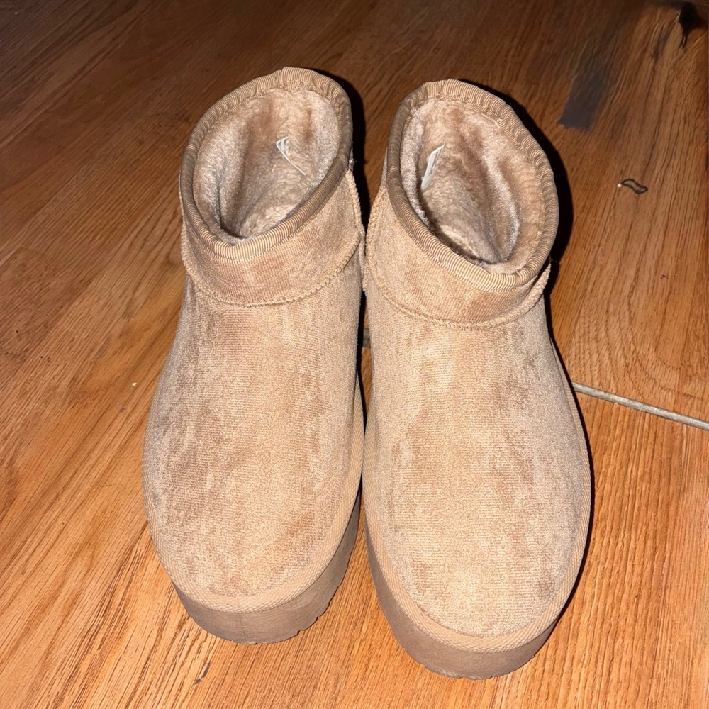 Tan Suede Ankle Boots